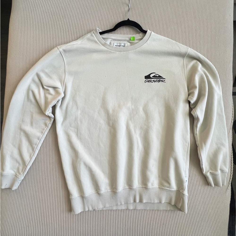 Quiksilver Men's Cream Crewneck